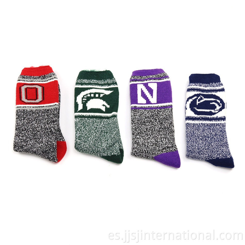 Custom Men's Fleece Thermal Socks